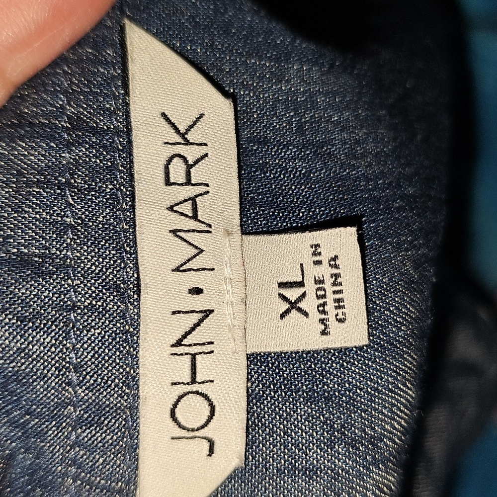 John Mark Patchwork Button Down Shirt - image 14